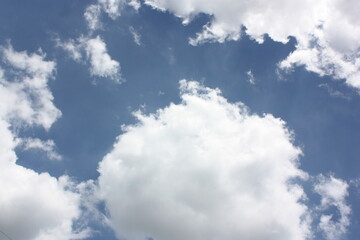 blue sky with clouds
south korea