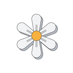 Retro Flower Illustration