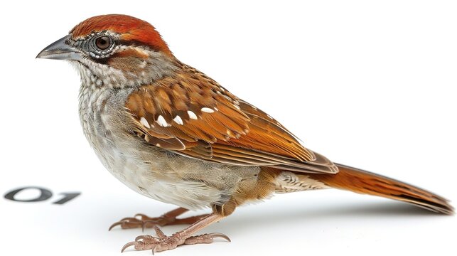 A Bird on White Background Image - a graceful and captivating visual. The bird on a pure white backdrop creates an enchanting and elegant scene.