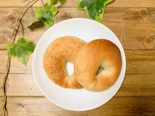 手作りのベーグル