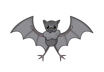 Fototapeta premium A cute bat vector illustration