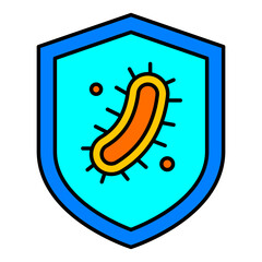Antibacterial Icon, Medicine, health, Bactery