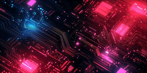 AI artificial intelligence technology microchip background