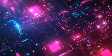 AI artificial intelligence technology microchip background