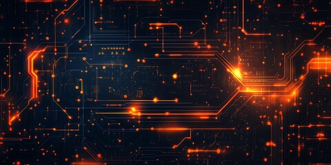 Obraz premium AI artificial intelligence technology microchip background