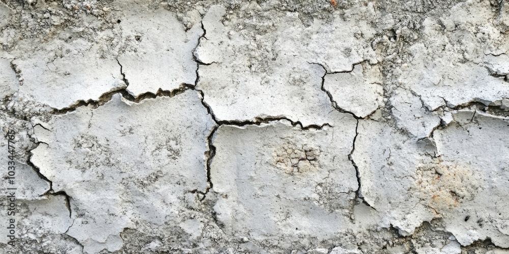 Poster texture of an aged, cracked concrete wall. coarse gray concrete surface. ideal for background and de