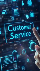 Customer Service Digital Interface Concept