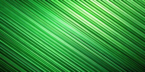 Fototapeta premium Abstract green diagonal stripes background with leading lines