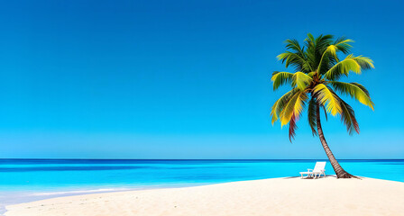 Summer desert island