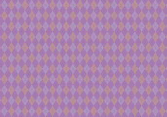 かわいい背景_アーガイル柄_紫