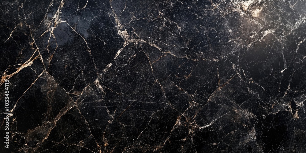 Poster Dark abstract old marble texture surface with natural patterns for design artwork. Stone cement wall texture background.