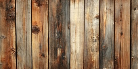 Fototapeta premium Aged wooden backdrop. Wooden surface or flooring.