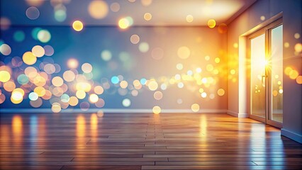 Tranquil Empty Room with Soft Natural Light Streaming In, Perfect for Interior Design or Minimalist Photography Concepts, Evoking Calmness and Space for Creative Projects