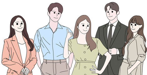 직장인들