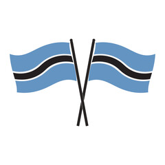 botswana flag icon