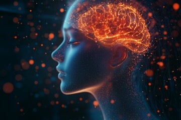 Obraz premium World Mental Health Day, created using Generative AI technology. 