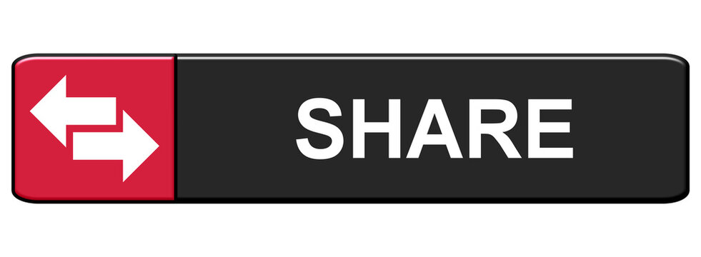 Web Button zeigt Share