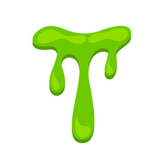 Dripping Green Slime Illustration