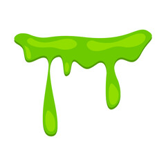 Dripping Green Slime Illustration