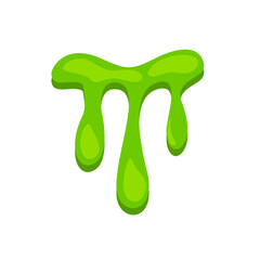 Dripping Green Slime Illustration