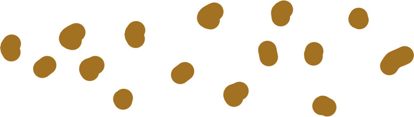 Brown Abstract Dots