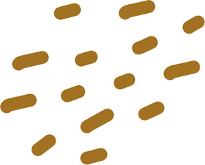 Brown Abstract Dots