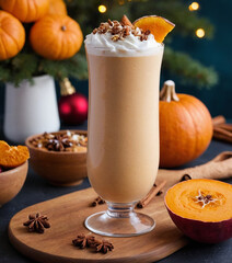 Spiced sweet potato smoothie