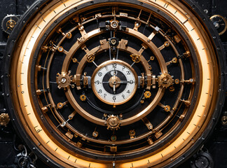 Naklejka premium intricate clockwork