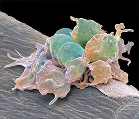 Activated platelets, SEM