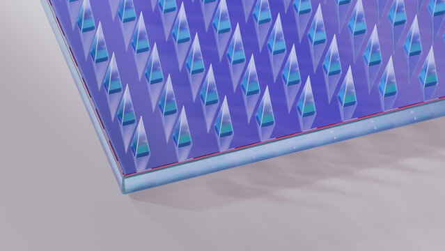 Microneedle mRNA vaccine, illustration