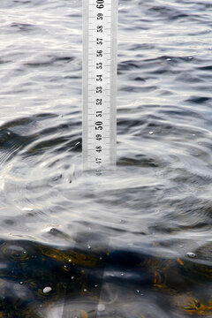 Water level rise, conceptual image