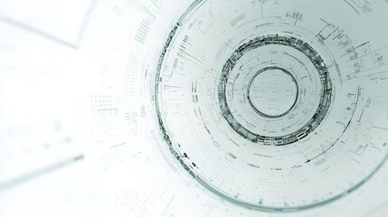 The automated management of invoices and receipts. This image shows the automated data capture and categorization of financial documents.