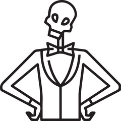 Skull icon symbol vector image illustration
