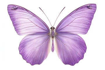 Soft violet butterfly insect invertebrate illustration.