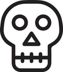 Skull icon symbol vector image illustration
