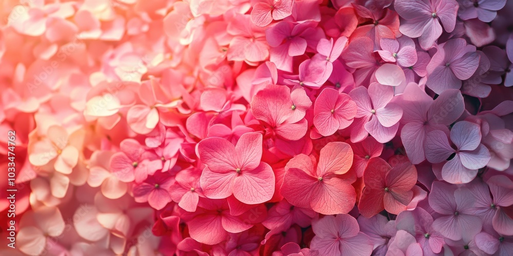 Aufkleber flower backdrop. lovely flowers created using color filters