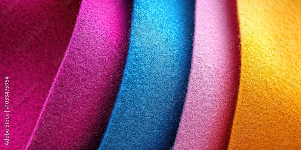 Poster Abstract colored felt background texture. Texture and background for design purposes.