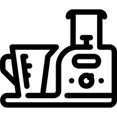 Simple vector icon juicer