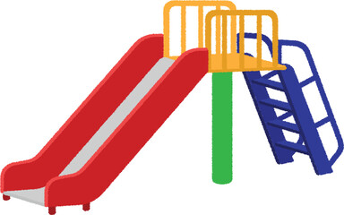 すべり台のイラスト