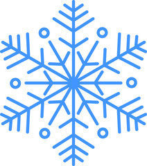 Snowflake icon. Line art illustration of snowflake icon. Snowflake icon transparent. svg or png. Snowflake shape. Christmas Vector image. Outline