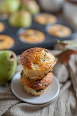 chocolate banana muffins