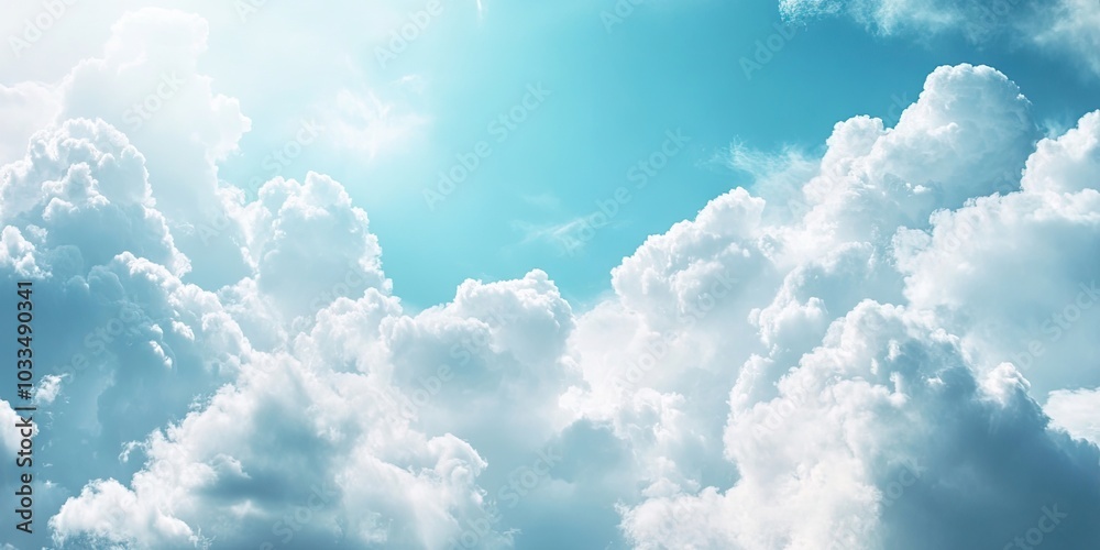 Poster abstract natural backdrop featuring clouds. stunning sky with clouds.