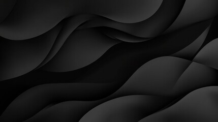 Obraz premium Black gradient overlay, sleek background. Design and abstract