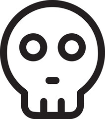 Skull icon symbol vector image illustration
