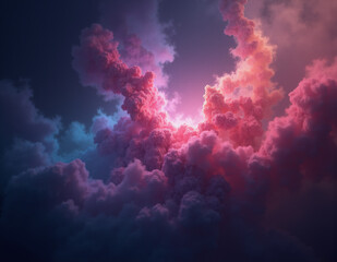 Fototapeta premium Space theme. Generative ai.