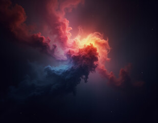Fototapeta premium Space theme. Generative ai.