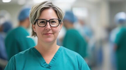 Fototapeta premium portrait of a female doctor