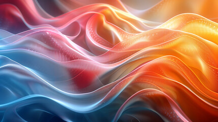 Obraz premium Abstract background with waves. Technology presentation design template, brochure or flyer pattern. Web banner
