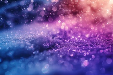 Bioluminescence winter snow backgrounds glitter purple.
