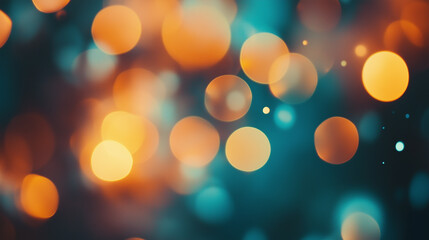 Fototapeta premium Soft Blurred Bokeh Lights for a Minimalist Backdrop